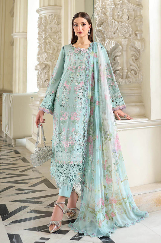 Maria B | luxury Lawn 26 | EL-26-15 - Luxury Dress - available at Maria Faisal in UK and USA.