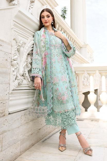 Maria B | luxury Lawn 26 | EL-26-15 - Luxury Dress - available at Maria Faisal in UK and USA.