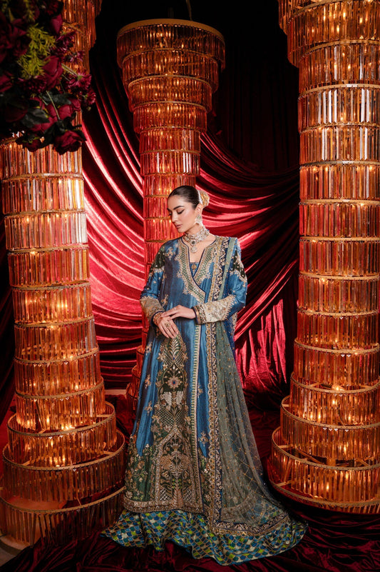 Sable Vogue | Laal Bagh Bridal Collection | SLB-1569 - Bridal Dress - available at Maria Faisal in UK and USA.