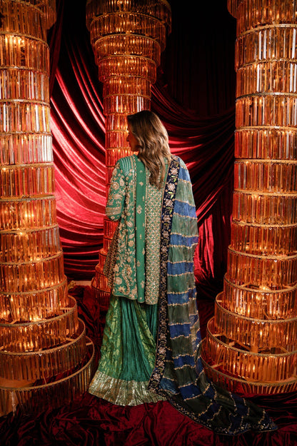 Sable Vogue | Laal Bagh Bridal Collection | SLB-2061 - Bridal Dress - available at Maria Faisal in UK and USA.