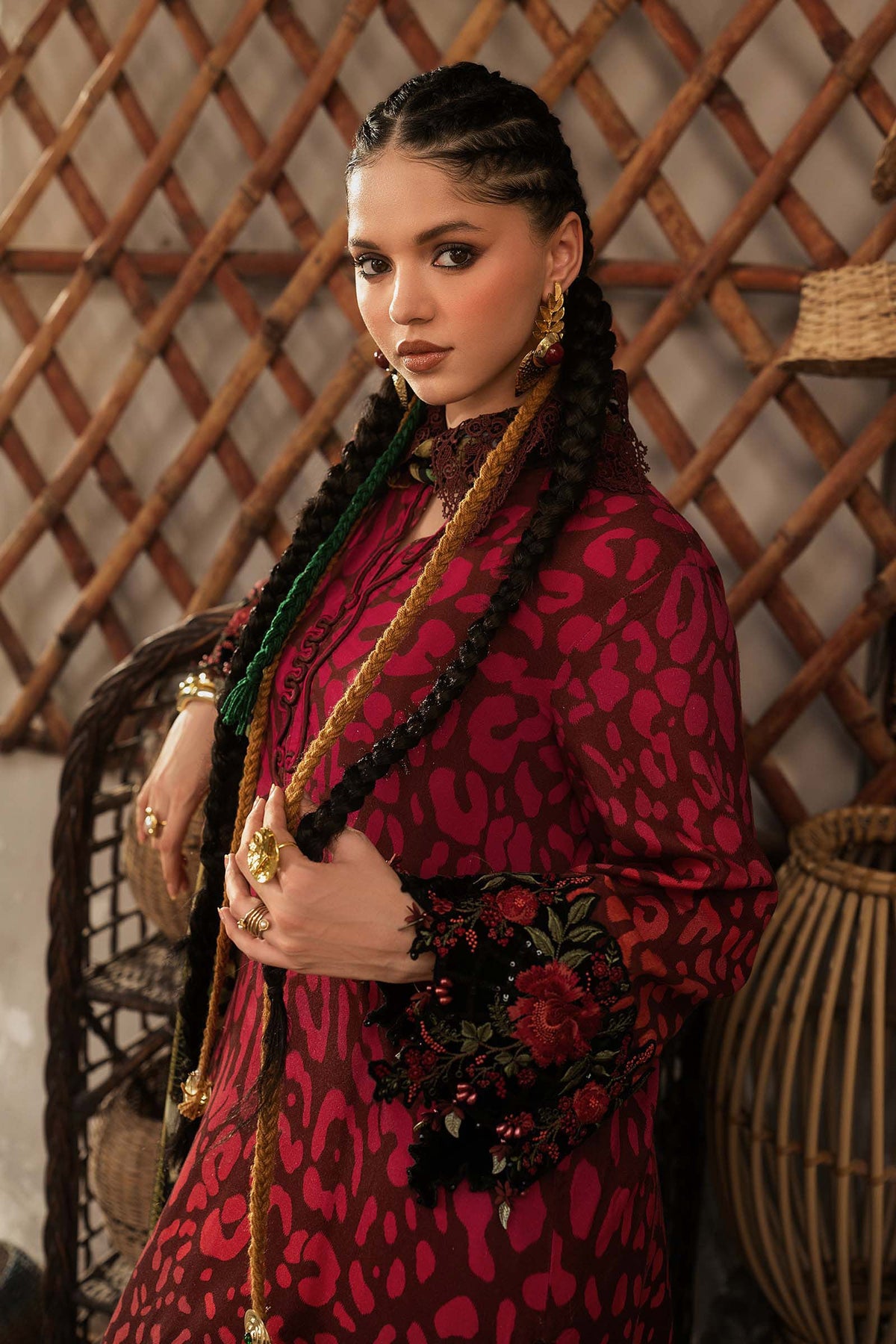 Maria B | M Prints Winter Fall 2026 | MPT-3101-A - Luxury Dress - available at Maria Faisal in UK and USA.