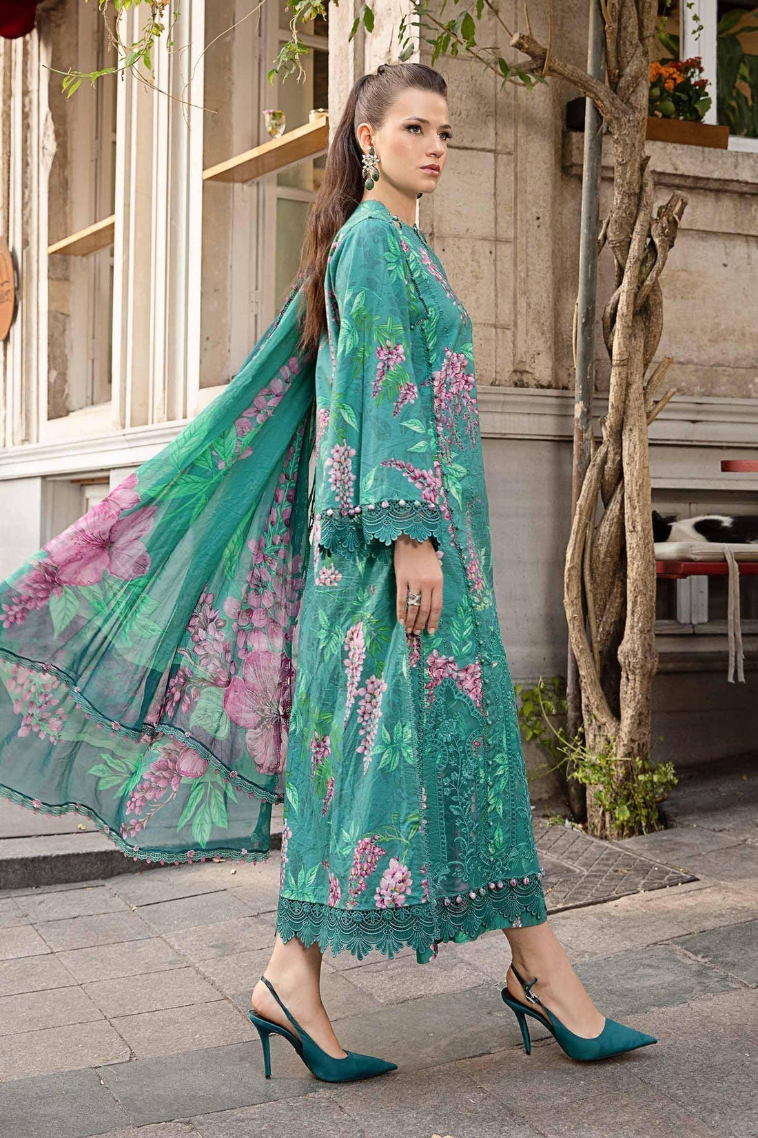 Maria B | M Prints Fall Edit 24 | MPT-2301-A - Ladies Clothes - Maria Faisal