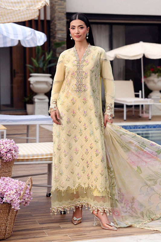Maria B | M Prints 26 | MPT-3001-A - Luxury Dress - available at Maria Faisal in UK and USA.