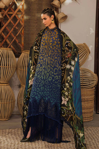 Maria B | M Prints Winter Fall 2026 | MPT-3101-B - Luxury Dress - available at Maria Faisal in UK and USA.