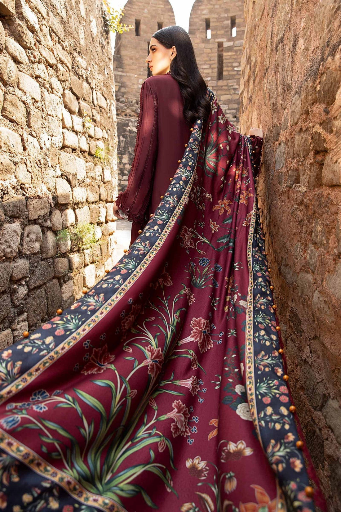 Maria B | M Prints Winter 24 | MPT-2401-B - Ladies Clothes - Maria Faisal