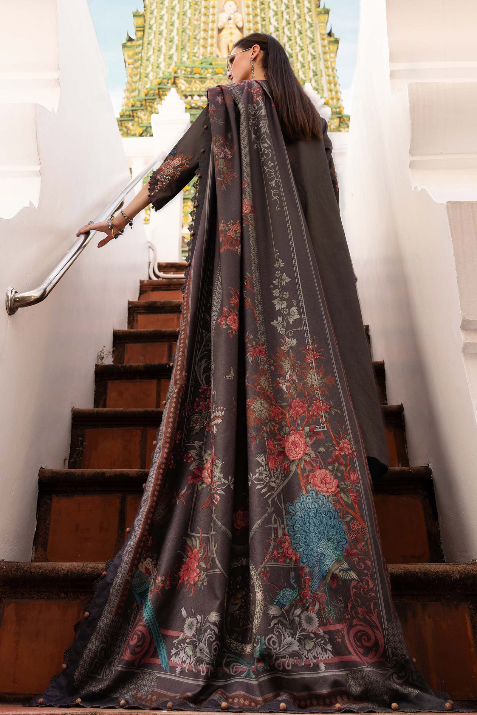 MPT-2801-B – authentic Pakistani dress from the M Prints Winter 25 collection for women in the UK