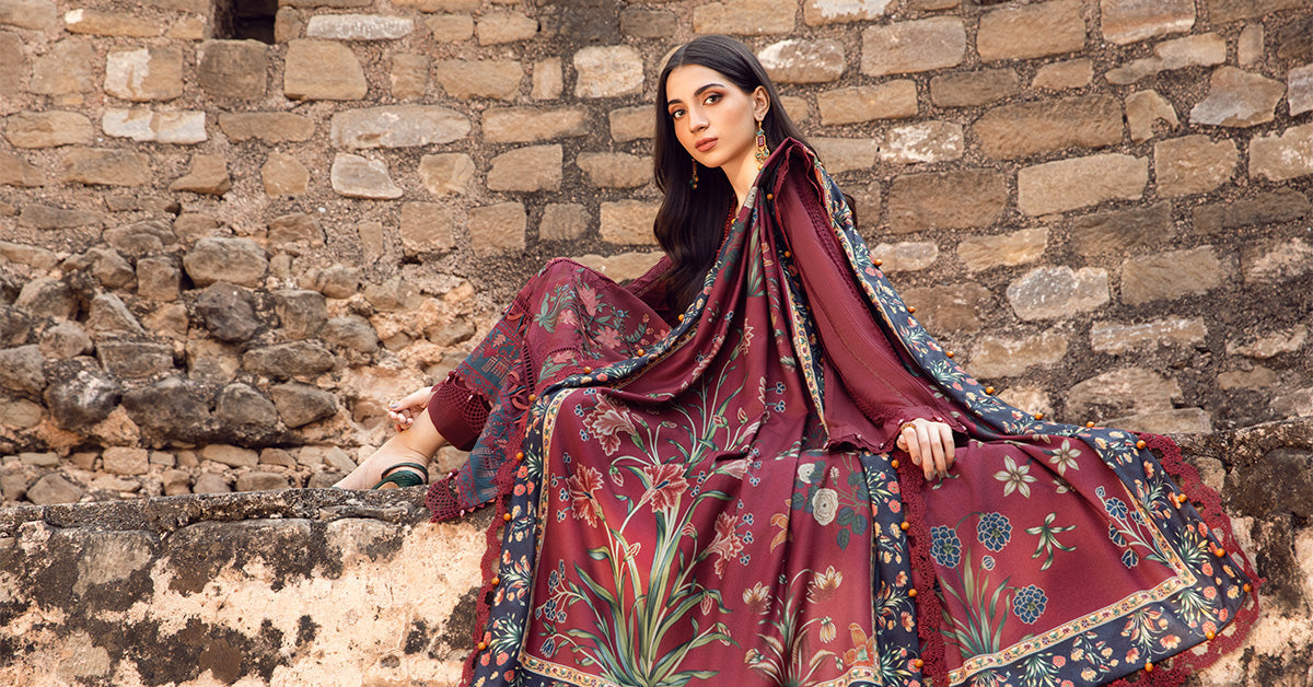 Maria B | M Prints Winter 24 | MPT-2401-B - Ladies Clothes - Maria Faisal