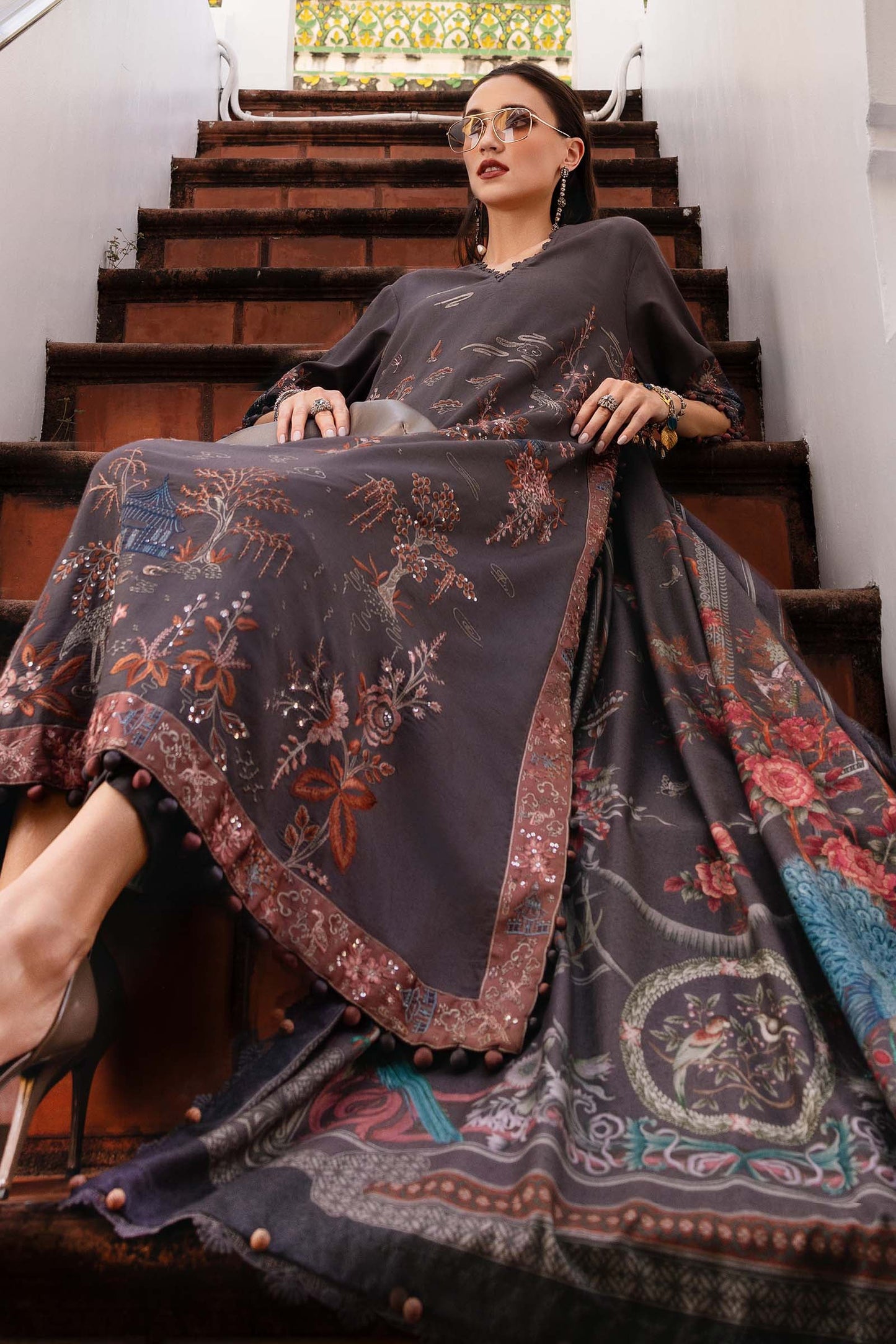 MPT-2801-B – authentic Pakistani dress from the M Prints Winter 25 collection for women in the UK
