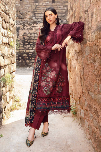 Maria B | M Prints Winter 24 | MPT-2401-B - Ladies Clothes - Maria Faisal