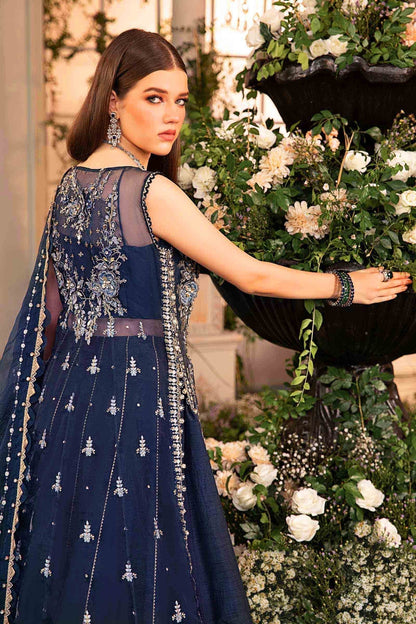 Maria B | Mbroidered Formals 24| Organza Suit | BD-2901 - Designer Dress with Intricate embroidery and embellishments. Shop elegent wedding dress at Maria Faisal.