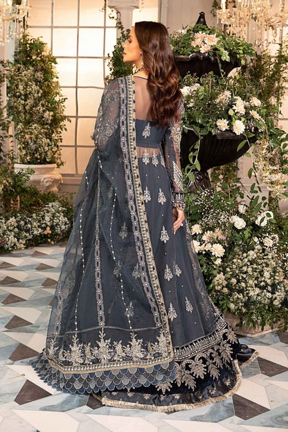 Maria B | Mbroidered Formals 24| Organza Suit | BD-2901 - Designer Dress with Intricate embroidery and embellishments. Shop elegent wedding dress at Maria Faisal.