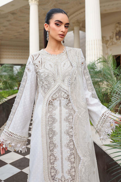 Maria B | luxury Lawn 26 | EL-26-01 - Luxury Dress - available at Maria Faisal in UK and USA.