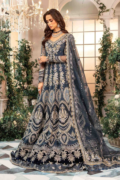 Maria B | Mbroidered Formals 24| Organza Suit | BD-2901 - Designer Dress with Intricate embroidery and embellishments. Shop elegent wedding dress at Maria Faisal.