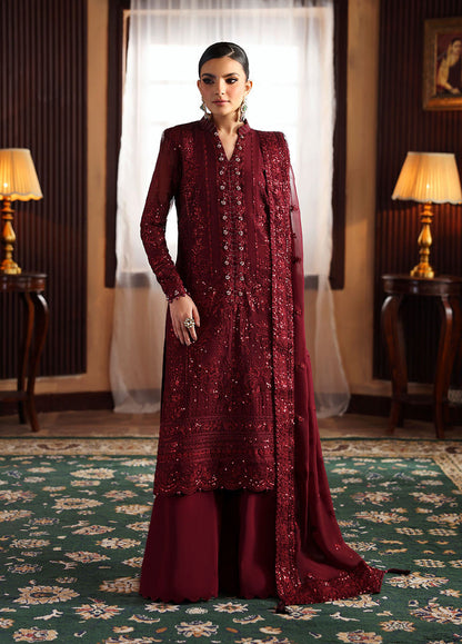 Gulaal | I Evayna Embroidered Chiffon | Vezeen - Ladies Clothes - Maria Faisal