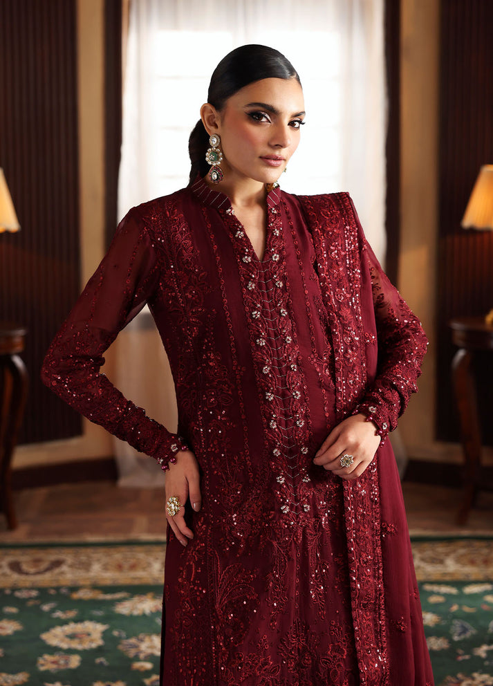 Gulaal | I Evayna Embroidered Chiffon | Vezeen - Ladies Clothes - Maria Faisal