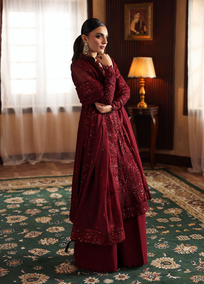 Gulaal | I Evayna Embroidered Chiffon | Vezeen - Ladies Clothes - Maria Faisal