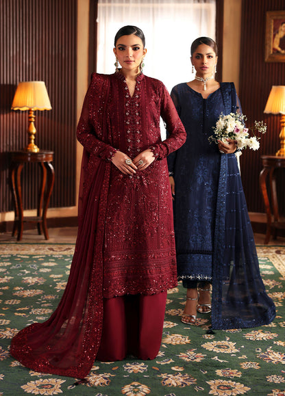 Gulaal | I Evayna Embroidered Chiffon | Vezeen - Ladies Clothes - Maria Faisal