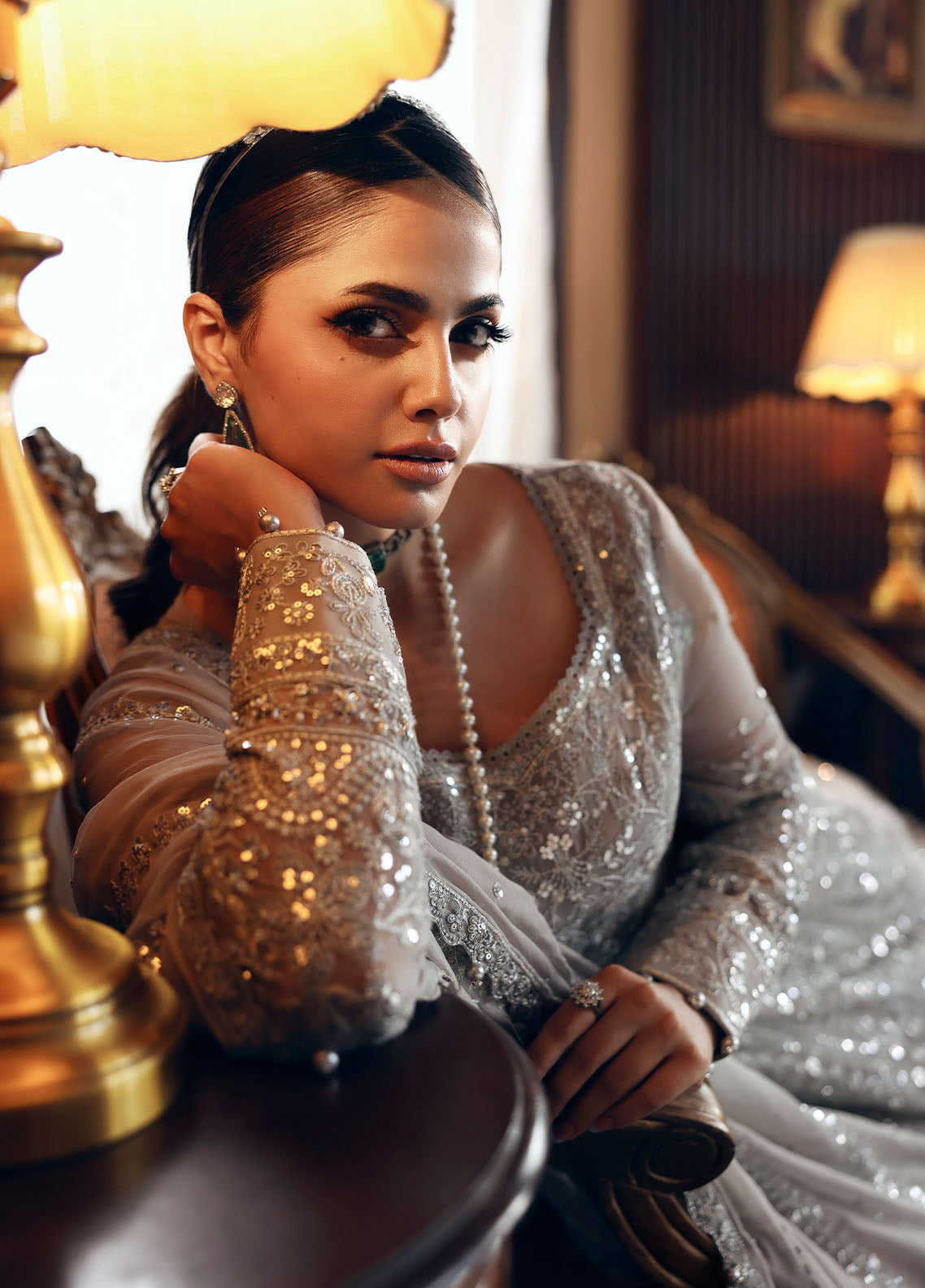 Gulaal | I Evayna Embroidered Chiffon | Sheyza - Ladies Clothes - Maria Faisal