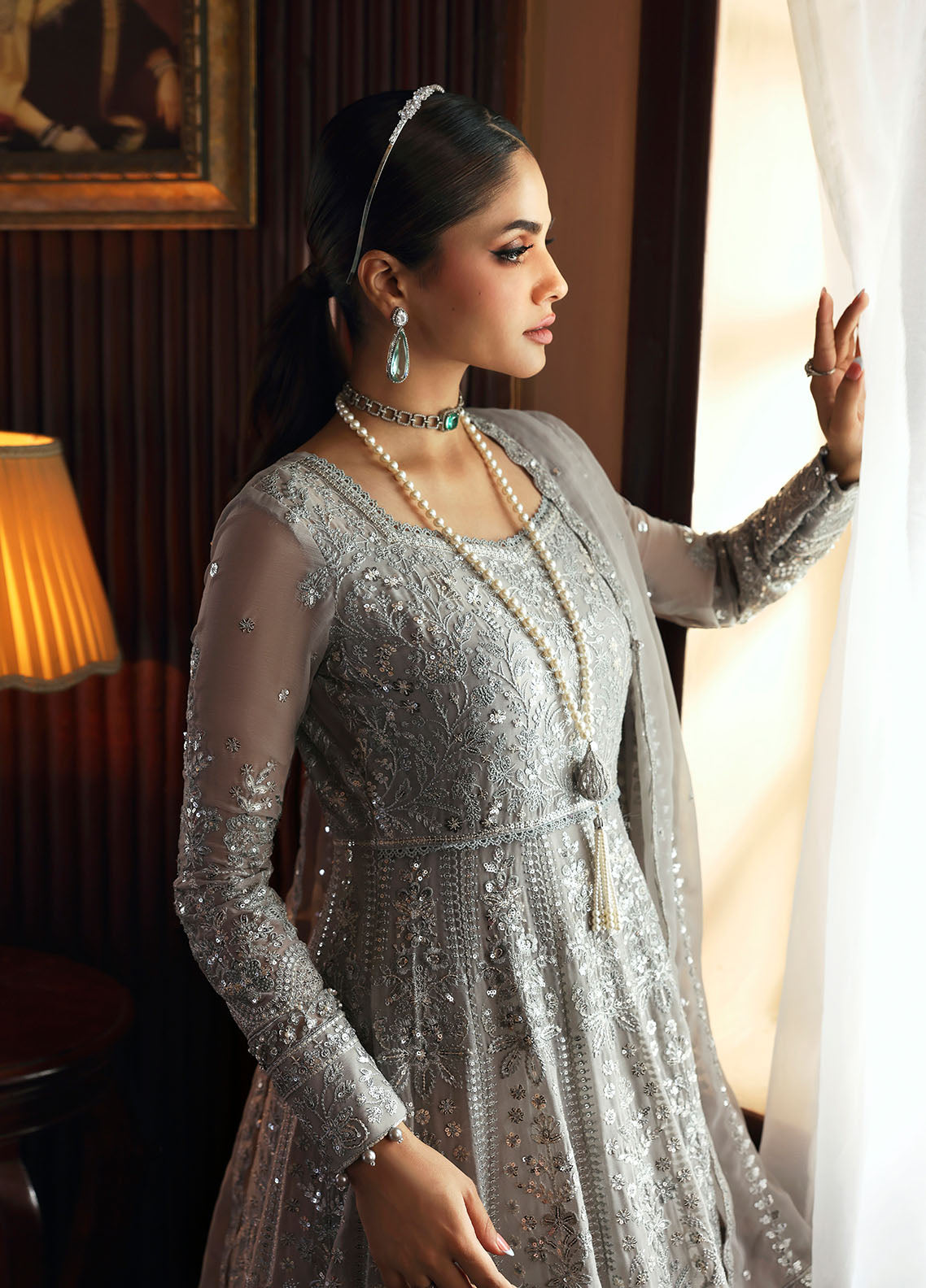 Gulaal | I Evayna Embroidered Chiffon | Sheyza - Ladies Clothes - Maria Faisal