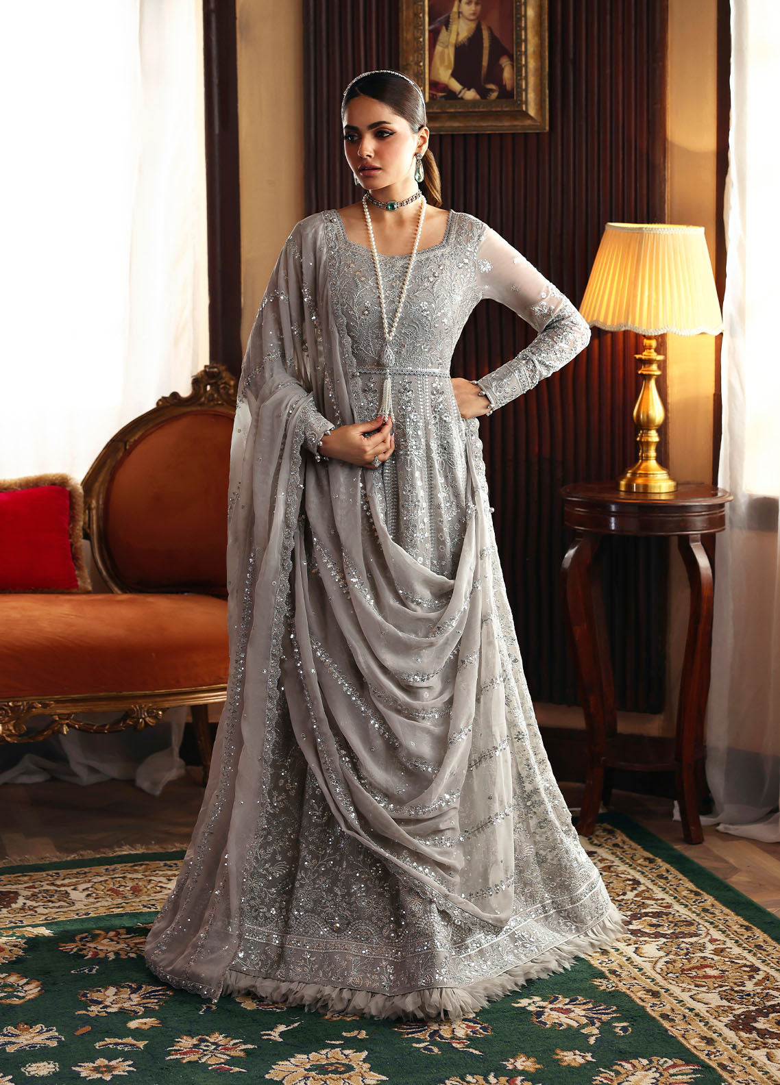 Gulaal | I Evayna Embroidered Chiffon | Sheyza - Ladies Clothes - Maria Faisal