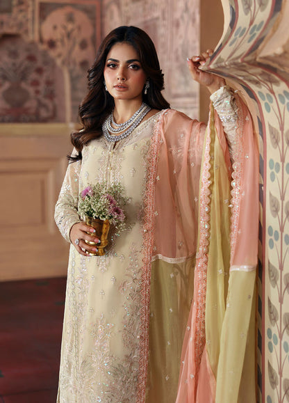 Gulaal | I Evayna Embroidered Chiffon | Fareyah - Ladies Clothes - Maria Faisal