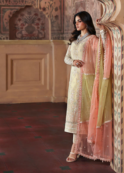 Gulaal | I Evayna Embroidered Chiffon | Fareyah - Ladies Clothes - Maria Faisal