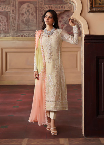 Gulaal | I Evayna Embroidered Chiffon | Fareyah - Ladies Clothes - Maria Faisal
