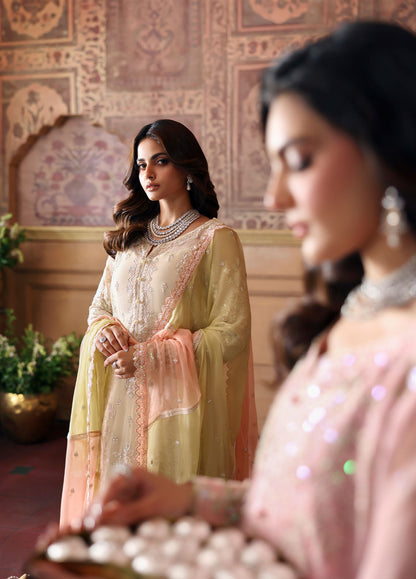 Gulaal | I Evayna Embroidered Chiffon | Fareyah - Ladies Clothes - Maria Faisal