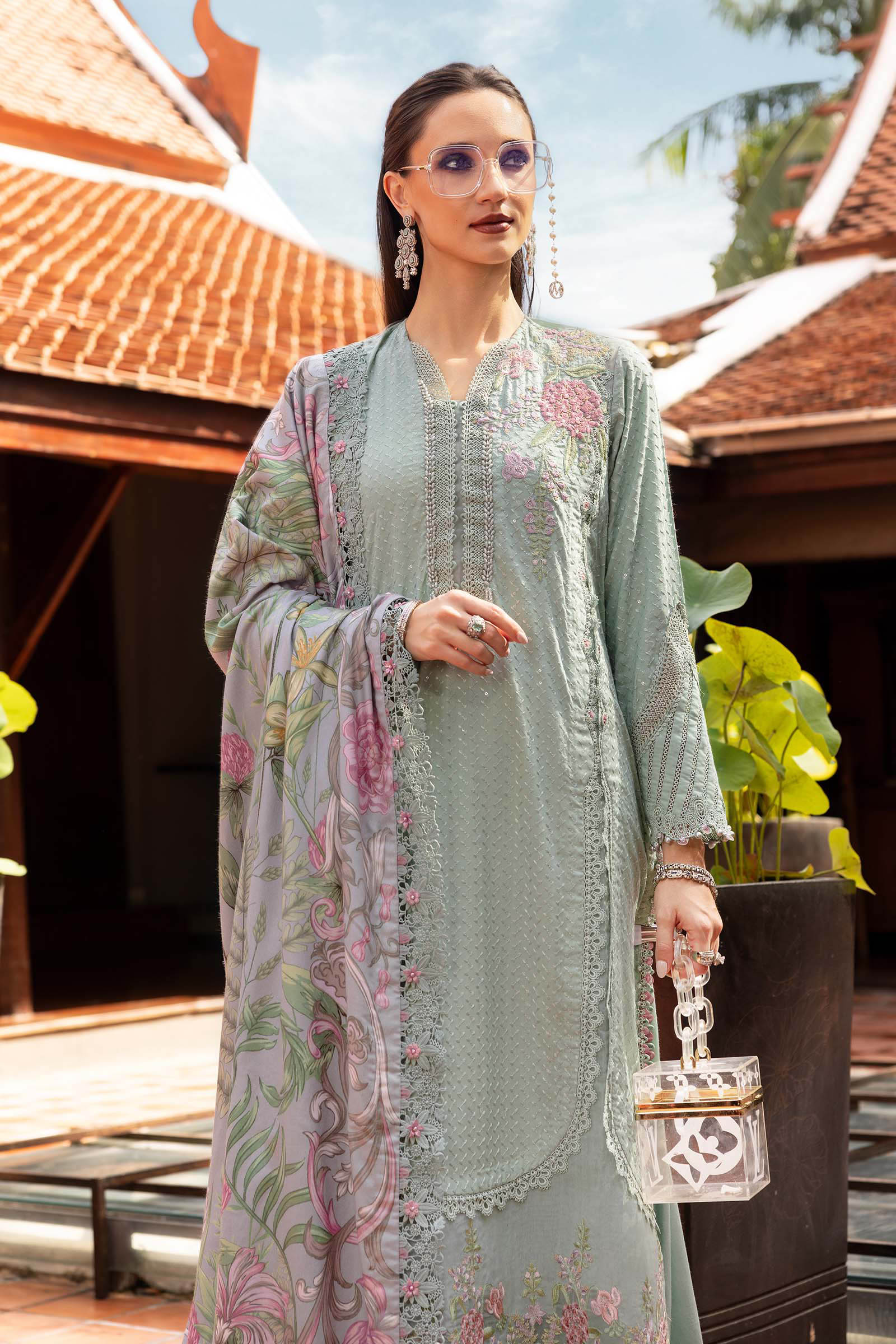 MPT-2802-A – authentic Pakistani dress from the M Prints Winter 25 collection for women in the UK