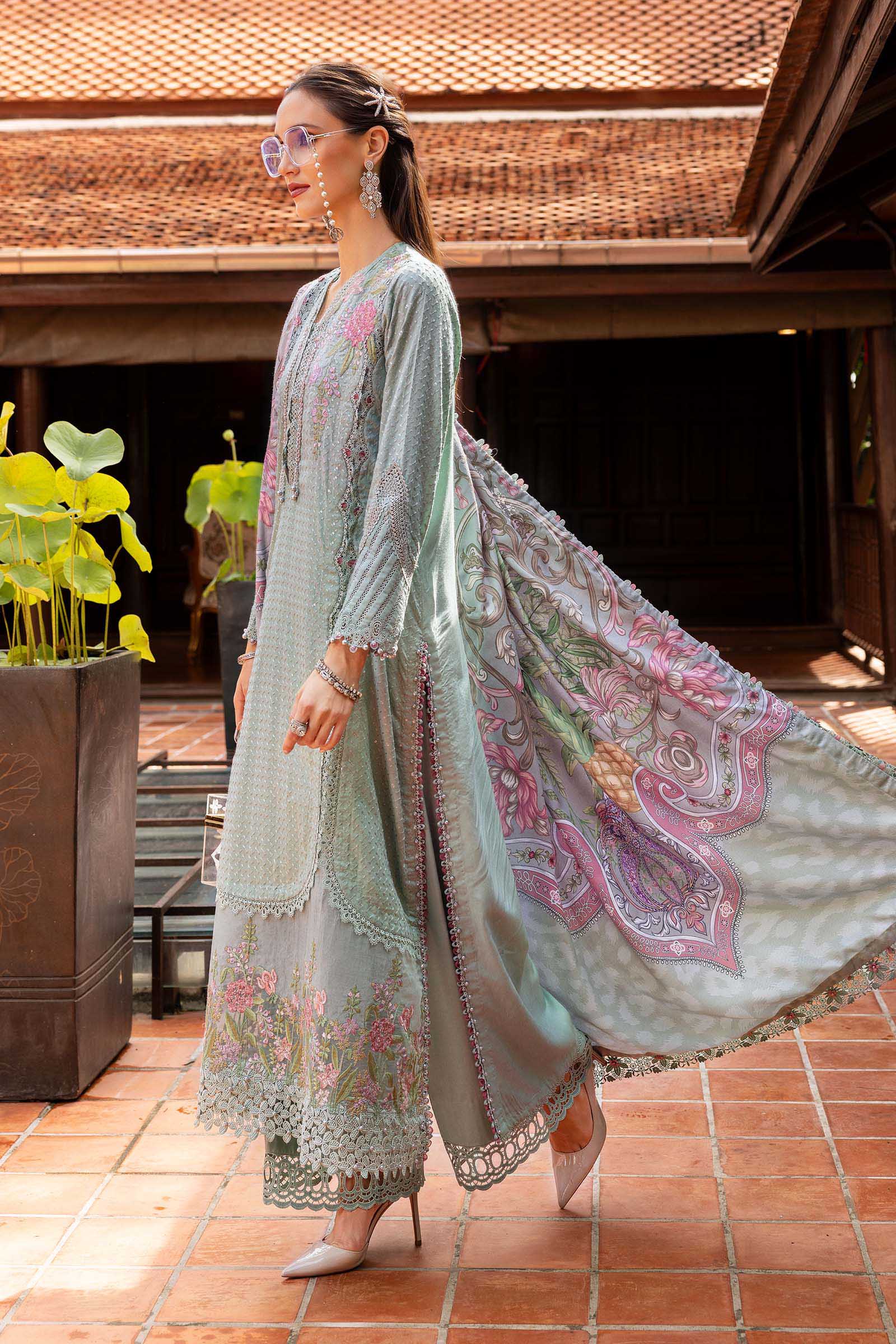 MPT-2802-A – authentic Pakistani dress from the M Prints Winter 25 collection for women in the UK