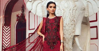 Maria B | M Prints Winter 25 | MPT-2702-A - Casual Dress - available at Maria Faisal in UK and USA.