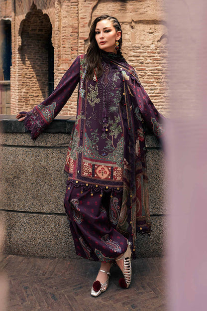 Maria B | M Prints Winter Fall 2026 | MPT-3102-B - Luxury Dress - available at Maria Faisal in UK and USA.