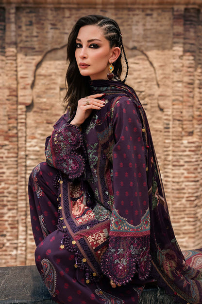 Maria B | M Prints Winter Fall 2026 | MPT-3102-B - Luxury Dress - available at Maria Faisal in UK and USA.