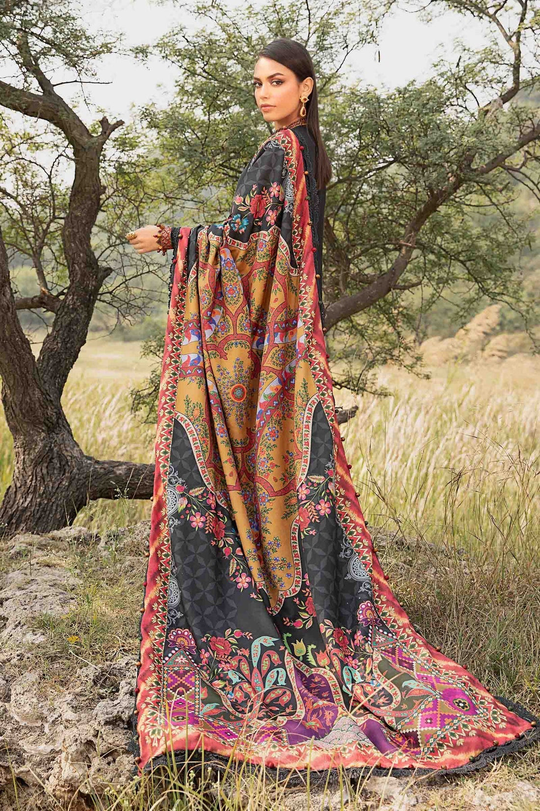 Maria B | M Prints Winter 24 | MPT-2402-B - Ladies Clothes - Maria Faisal
