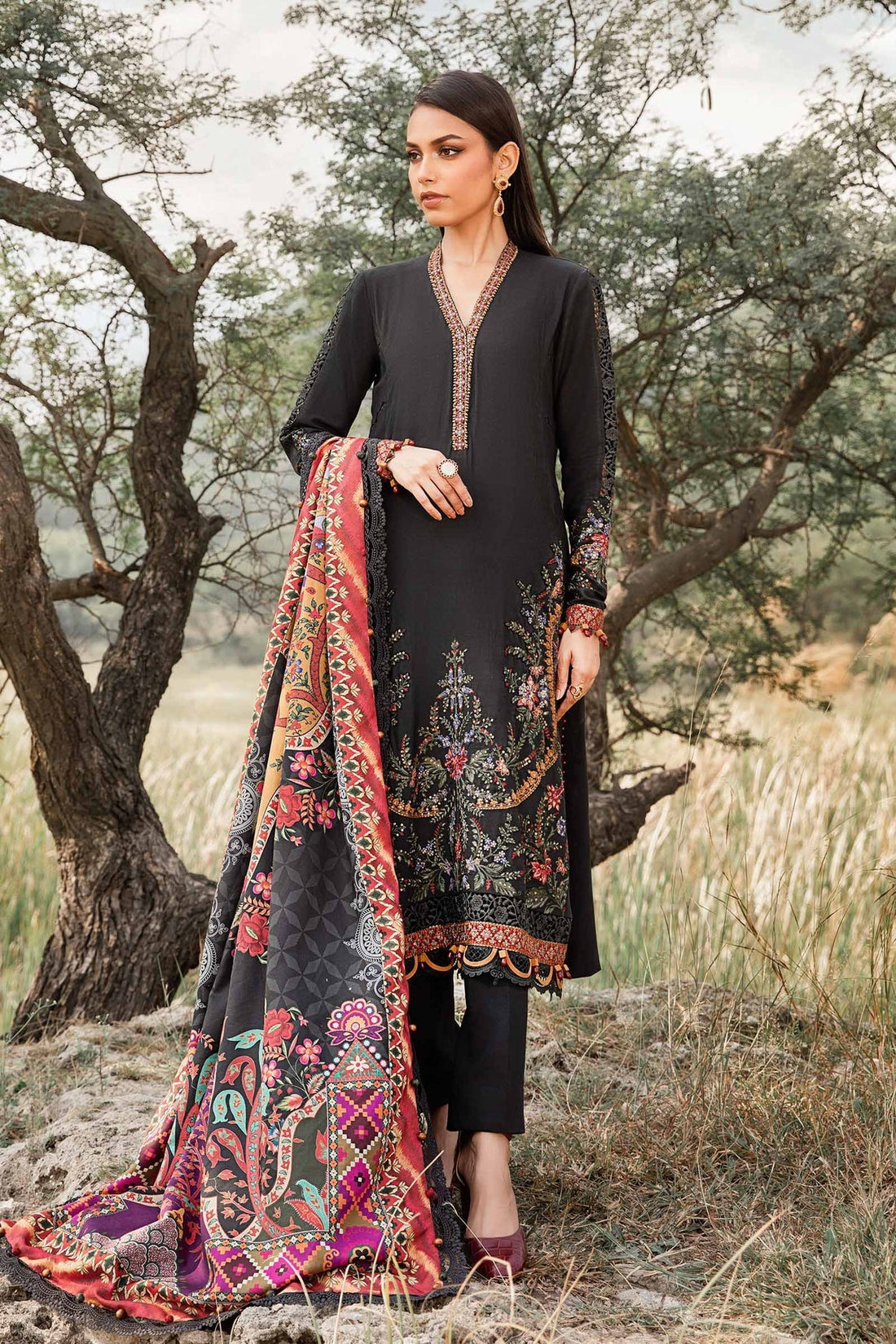 Maria B | M Prints Winter 24 | MPT-2402-B - Ladies Clothes - Maria Faisal