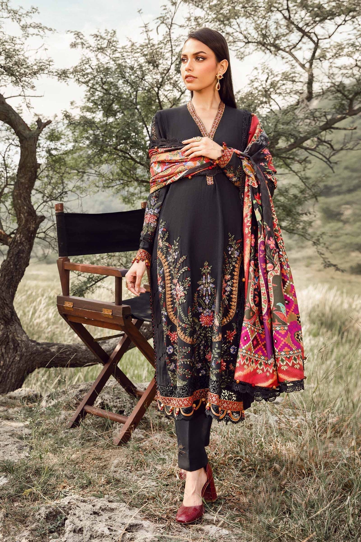 Maria B | M Prints Winter 24 | MPT-2402-B - Ladies Clothes - Maria Faisal