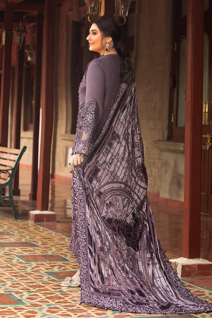 Maria B | Winter Luxe 24 | Velvet DL-1202 - Ladies Clothes - Maria Faisal