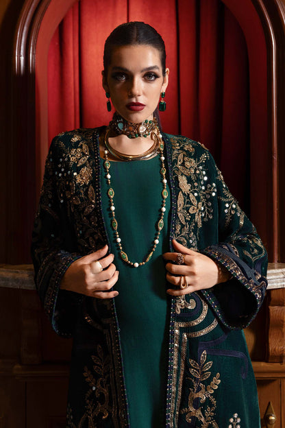 Maria B | Winter Luxe 25 | WL-1302 - Casual Dress - available at Maria Faisal in UK and USA.