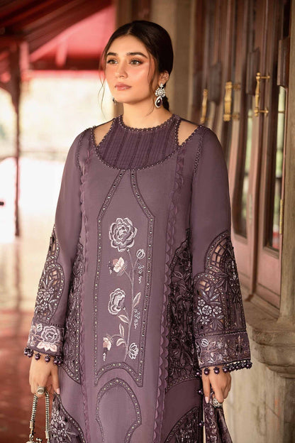 Maria B | Winter Luxe 24 | Velvet DL-1202 - Ladies Clothes - Maria Faisal