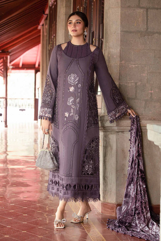 Maria B | Winter Luxe 24 | Velvet DL-1202 - Ladies Clothes - Maria Faisal
