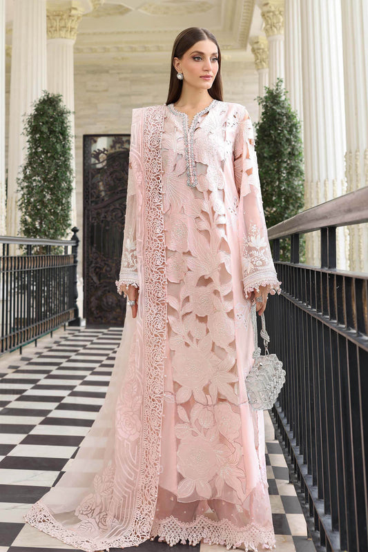 Maria B | luxury Lawn 26 | EL-26-02 - Luxury Dress - available at Maria Faisal in UK and USA.