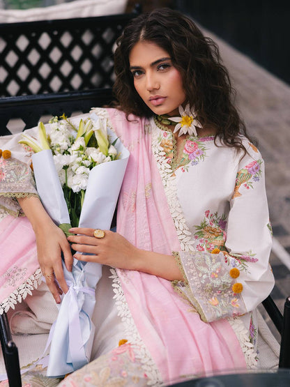 Mahnur | Broadway Luxury Lawn 25 | Cherry Blossom by Maria Faisal - Registered Vendor of : Mahnur - type : Ladies Clothes - 100% original wedding dresses