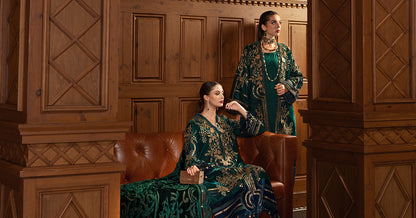 Maria B | Winter Luxe 25 | WL-1302 - Casual Dress - available at Maria Faisal in UK and USA.