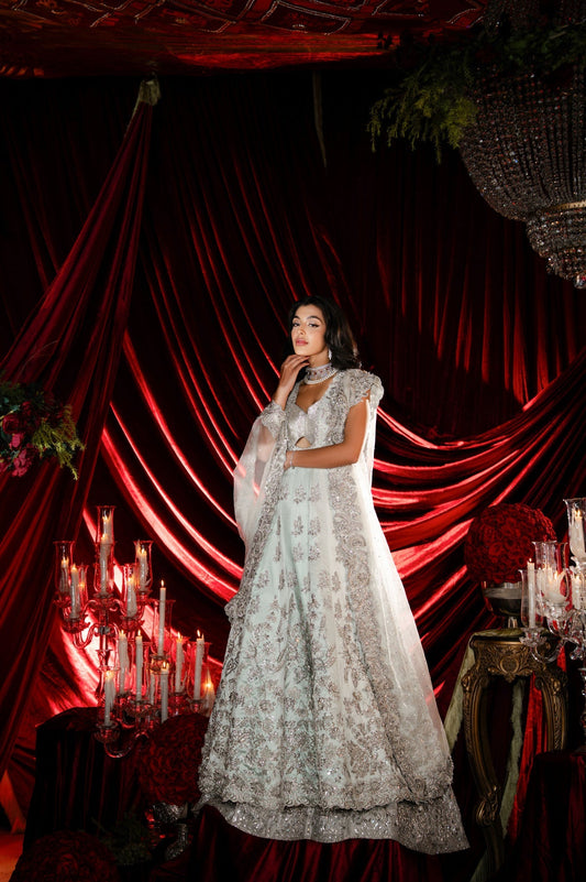 Sable Vogue | Laal Bagh Bridal Collection | SLB-1481 - Bridal Dress - available at Maria Faisal in UK and USA.