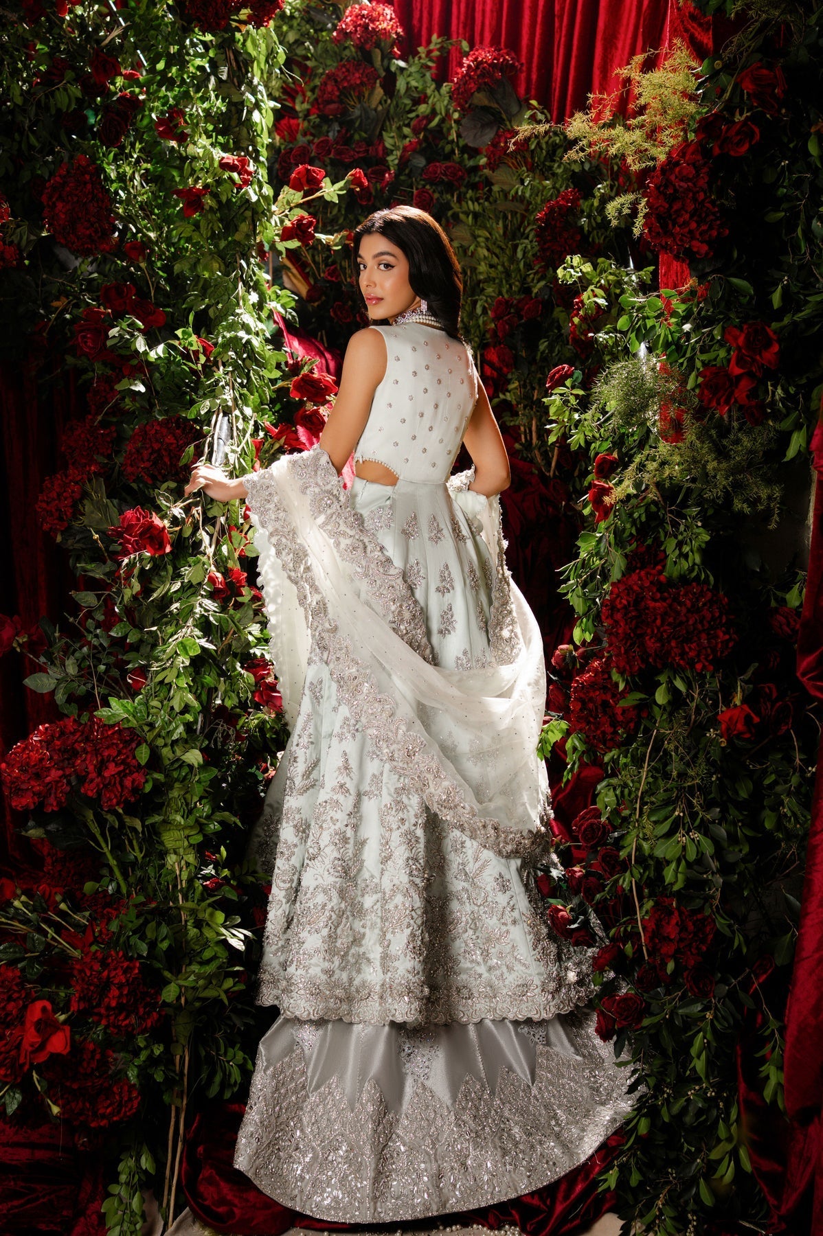 Sable Vogue | Laal Bagh Bridal Collection | SLB-1481 - Bridal Dress - available at Maria Faisal in UK and USA.