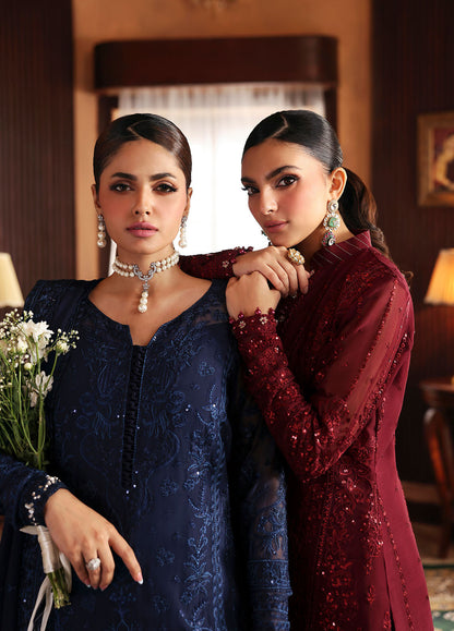 Gulaal | I Evayna Embroidered Chiffon | Leesha - Ladies Clothes - Maria Faisal