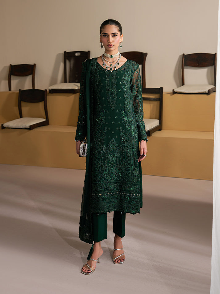 Gulaal | Ayla Luxury Chiffon | Aeva - Formal Dress - available at Maria Faisal in UK and USA.