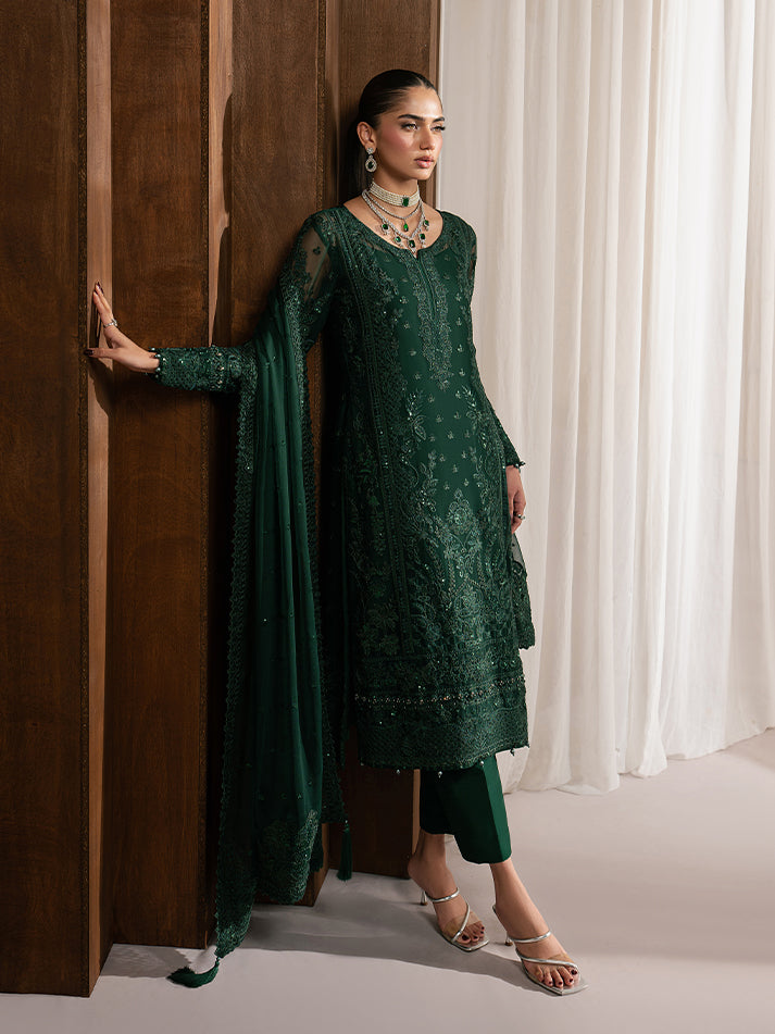 Gulaal | Ayla Luxury Chiffon | Aeva - Formal Dress - available at Maria Faisal in UK and USA.