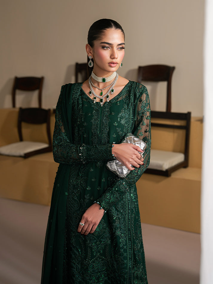 Gulaal | Ayla Luxury Chiffon | Aeva - Formal Dress - available at Maria Faisal in UK and USA.