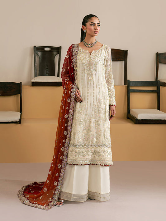 Gulaal | Ayla Luxury Chiffon | Iyla - Formal Dress - available at Maria Faisal in UK and USA.